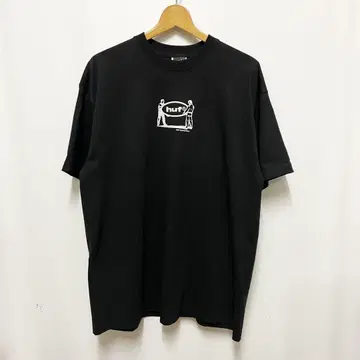 미사용 새상품 HUF 티셔츠 블랙 L