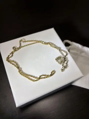 24SS 라버 체인 목걸이 골드 신존