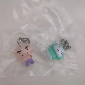 크레용 신짱 메지루시 액세서리 파스텔 컬러 2종 세트