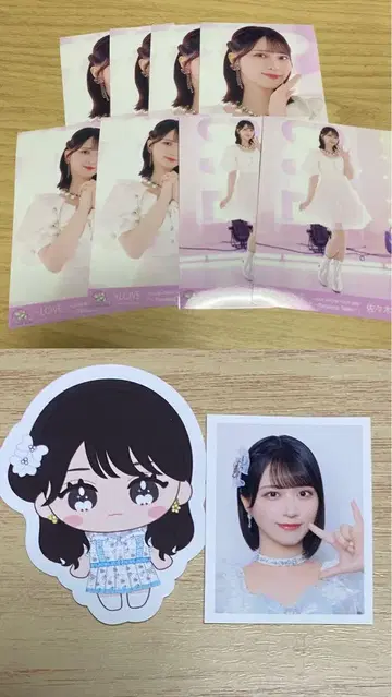 사사키 마이카 브로마이드 연인 이상, 짝사랑 미만 ID 사진 스티커