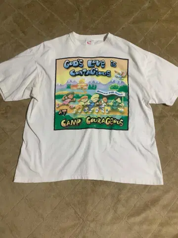 90s CRYSTAL MILLS MADE IN USA 싱글 스티치