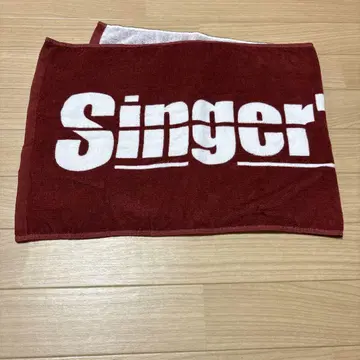 싱어즈 하이 로고 타월 빨간색