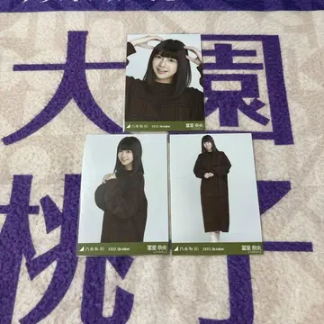 노기자카46 브로마이드 토미사토 리나 윈도우 펜 체크 컴프