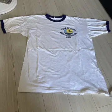 60s champion 프로덕츠 택 bsa 프린팅 링거 셔츠