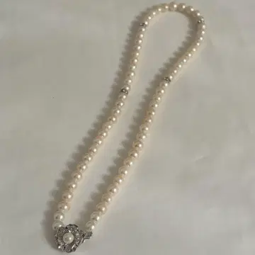 목걸이 앤티크 빈티지 펄 silver
