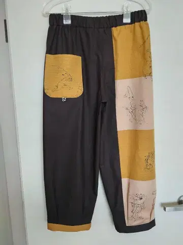 감즙 염색 조수희 그림 보자기 핸드메이드