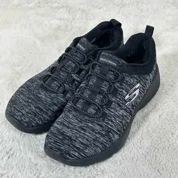 [ SKECHERS ] 스케쳐스 23 cm 메모리폼 블랙 슬립온