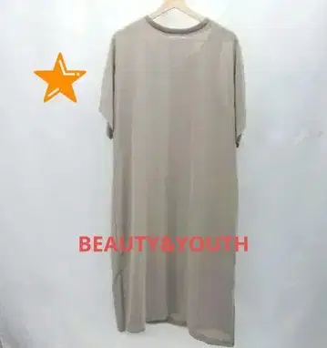 BEAUTY&YOUTH 뷰티&유스 시어 반팔 롱 원피스