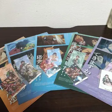 훼미리마트 한정 귀멸의 칼날 아크릴 키링 & 스티커 & 파일 컴플리트 3