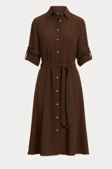 Ralph Lauren 핏 앤 플레어 셔츠 드레스
