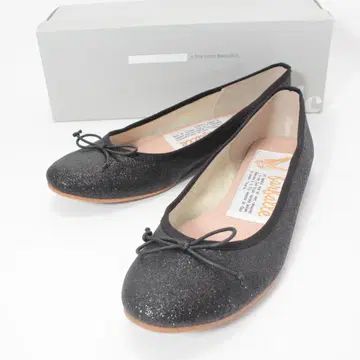 [새상품급] 파르팔레 글리터 발레 슈즈 23.5cm b0881