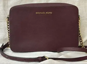 MICHAEL KORS 버건디 숄더백