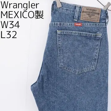 Wrangler 랭글러 W34 다크 블루 데님 하의 파랑 11791