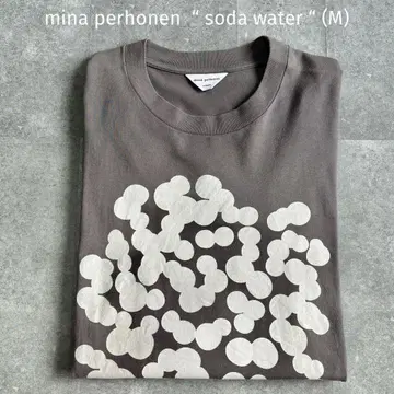 미나 페르호넨 긴팔 티셔츠 soda water 롱T 그레이 M