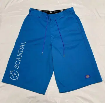 SCANDAL Dickies 콜라보 팬츠 파랑 블루 스카이블루