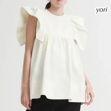 yori 요리 윙 슬리브 블라우스 2020ss