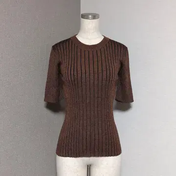 라그나문 문 라메 리브 니트 브라운 블랙