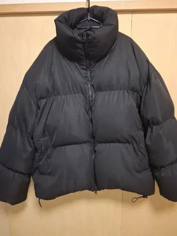 LILL 블랙 다운 자켓 XL