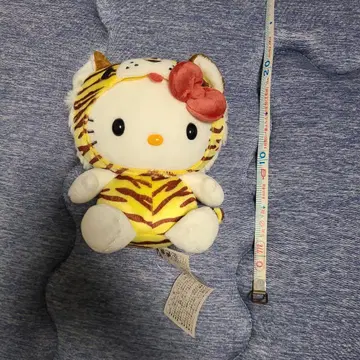 헬로키티 십이지 호랑이 봉제 인형 약 20cm