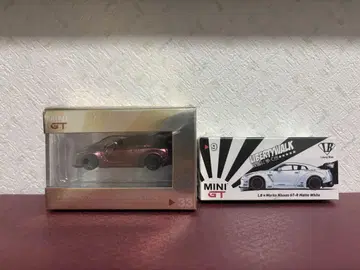 MiNiGT 리버티 워크 닛산 GTR 2대 세트