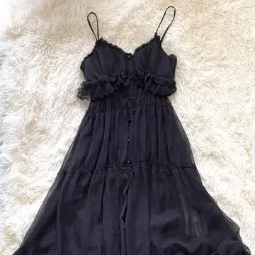 alice auaa 쉬폰 프릴 원피스