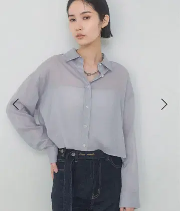 JEANASIS 텐셀 린넨 시어 셔츠