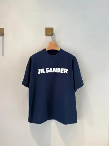새상품 JIL SANDER 로고 티셔츠 화이트 L