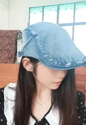 데님 워크 캡, 챙 포함