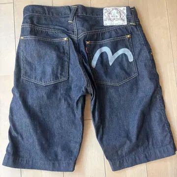 EVISU7550DENIM 데님 에비수 숏팬츠 evisu 35