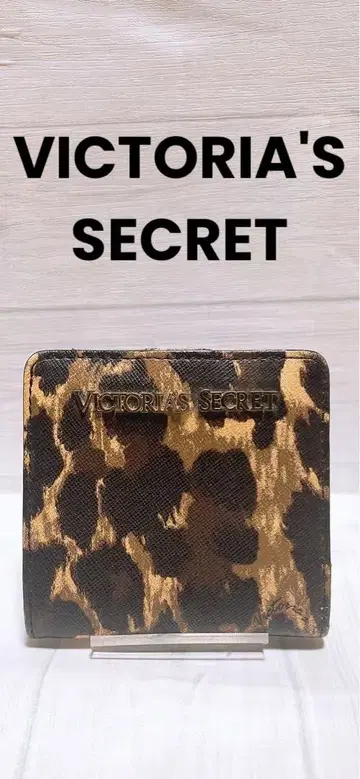 Victoria's Secret 레오파드 무늬 접이식 지갑 카드 & 지갑