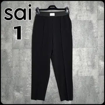 sai 핀턱 이지 팬츠 사이즈 1(M) 블랙 정가 18,150엔