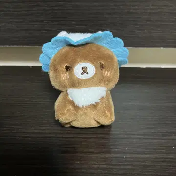 리락쿠마 차이로이코구마 테노리 봉제 인형 고양이 고양이의 온천