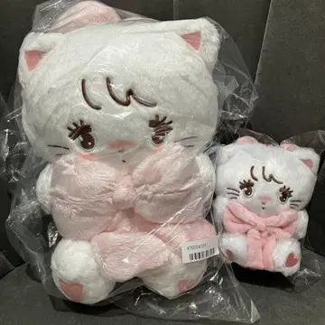 mikko 안아주는 리본 봉제 인형 마스코트 무스 온라인 크레인 게임