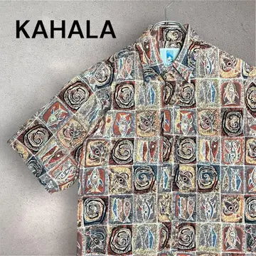 KAHALA 알로하 셔츠 남성용 핸드 크라프트 in 하와이 KAHALA