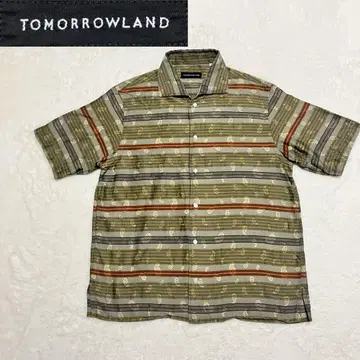 TOMORROWLAND 페이즐리 셔츠 실크 혼방 M