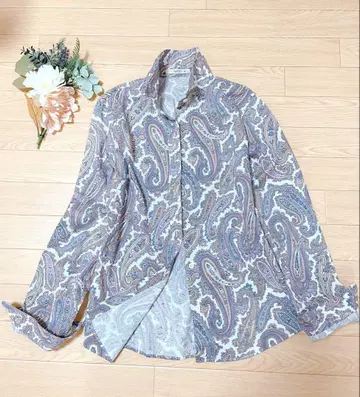 ETRO 페이즐리 무늬 블라우스 42 이탈리아제