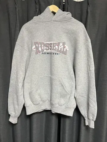 RUSSELL ATHLETIC 그레이 후드티