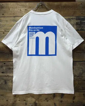 MANHATTAN RECORDS 맨해튼 레코드 티셔츠 2XL 화이트