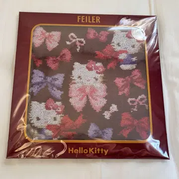 FEILER Hello Kitty 리본 무늬 손수건