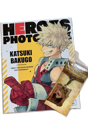 히로아카 HEROES PHOTO BOOK 메탈 키링 바쿠고 카츠키 세트