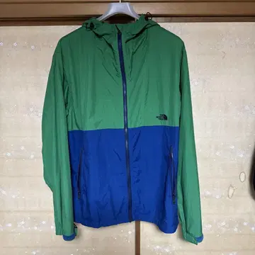THE NORTH FACE 그린/블루 컴팩트 자켓 XL