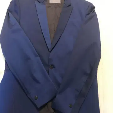 ZARA MAN 네이비 스트레치 테일러드 자켓