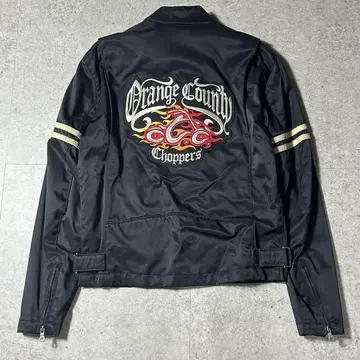 Harley-Davidson 나일론 자켓 가죽 패치 S 블랙