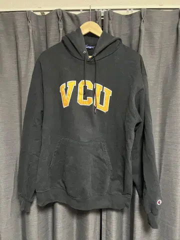 Champion VCU 로고 그레이 후드티 구제 의류