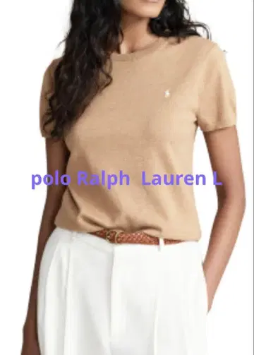 polo 랄프 로렌 코튼 블렌드 숏 슬리브 스웨터 L