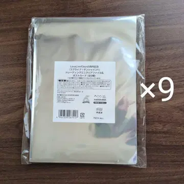 LoveLive! Days 5주년 기념 미니 클리어파일 & 엽서 9매