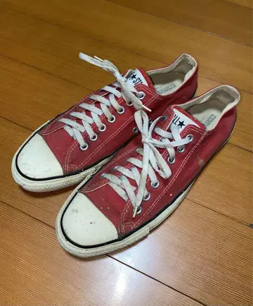 90s 컨버스 올스타 USA제 10 하프 빈티지 레드