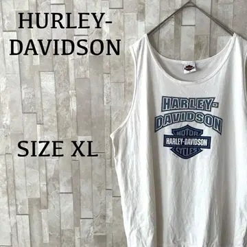 구제 의류 HARLEY-DAVIDSON 탱크탑 로고 프린트 XL