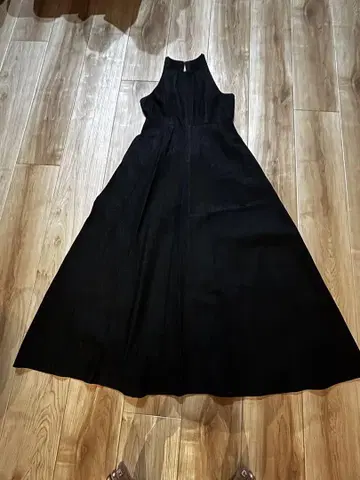 STYLEMIXER 백 오픈 아메슬리 데님 원피스