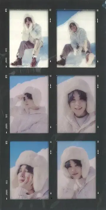 BTS 필름 카드 JIMIN 2021 WINTER PACKAGE 필름